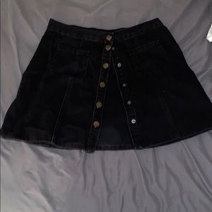 Urban Outfitters black jean skirt